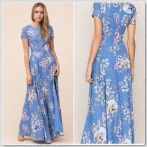 Yumi Kim Cosmo Maxi Women's L Miss Magnolia Stone Blue NWT